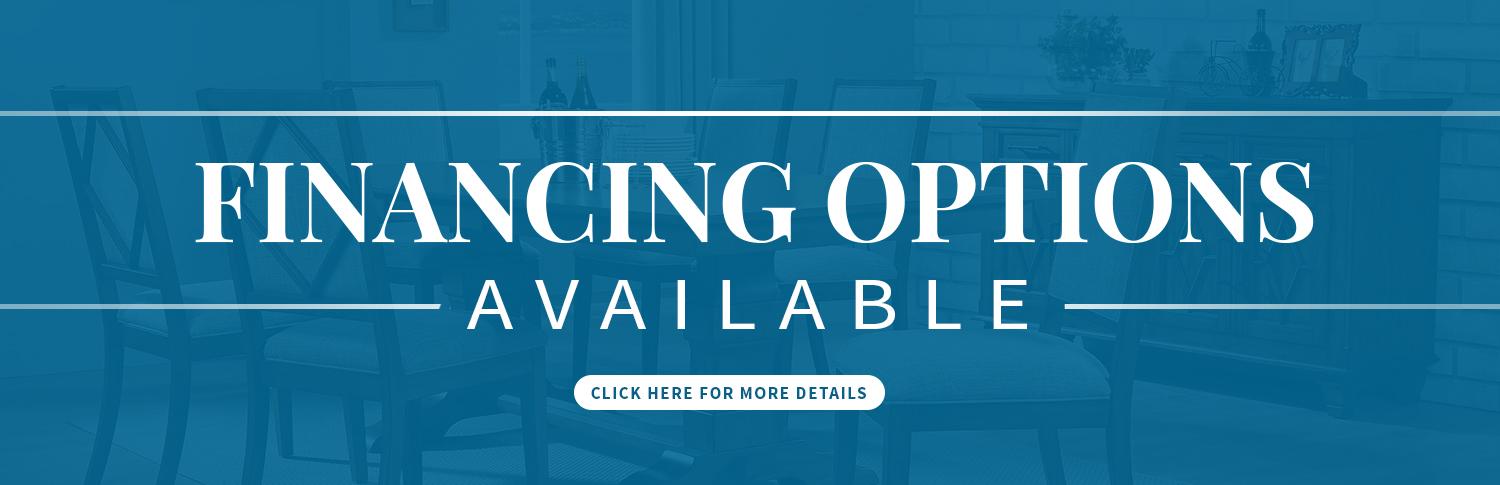 Financing options available